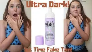 TRYING ISLAND PARADISE FAKE TAN Ultra Dark for the 1st Time!