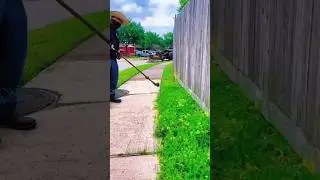 Lawn edging process part 80 | final edge pass for a crisp finish