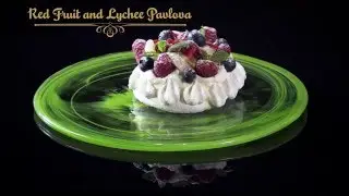 Red Fruit & Lychee Pavlova by Bruno Menard