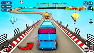 Vertical Impossible Bus Mega Ramp - Bus Stunt Tracks Racing 3D - Android GamePlay