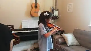 Kirsten's Suzuki violin book 1 graduation