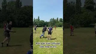 Tag Rugby 50s - Side step to try
