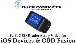 BAFX Products iOS Setup Video for WiFi OBD Reader
