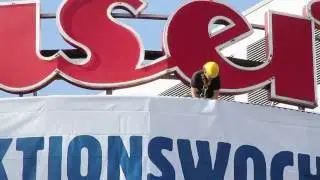 Hruby Werbetechnik XXL Banner Produktion & Montage