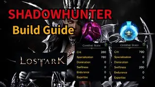 LOSTARK SHADOWHUNTER Builds Guide 【EngravingClassBonus】Demonic Impulse and Perfect Suppression(Raid)