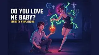 do you love me baby ? (lyric video) + 528hz & theta waves | infinity vibrations