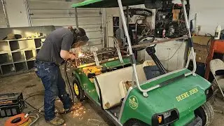 Graham Family Farm NW: Building a Flatbed for the Club Car