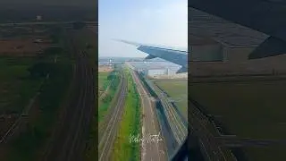 Emirates Flight Landing at Cochin Airport #travel #flight #traveling #aviation #automobile