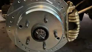 Installing slotted rotors and brakes on my C4 corvette