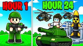 I Spent 24 Hours in Mini War (Roblox)