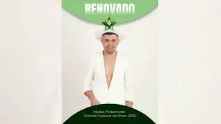 Mat&iacute;as Pedemonte fue confirmado como Director Artistico de Arand&uacute; Beleza