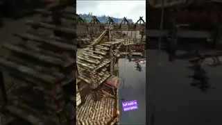 I built a Giant Viking Port Town in ARK! - EPIC Build