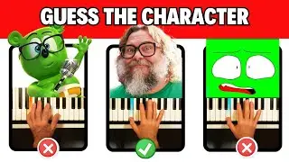 Guess the CHARACTER 🎹 Piano Tutorial 🔥 MEMES in 9 Seconds
