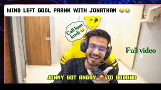 Mino Prank With Jonathan 😥 | Innocent Jony 🥲 | Admino Left Godl 😲 | jony got shocked😳 Birthday Prank