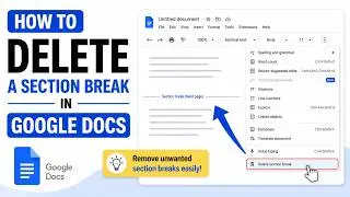 How to Delete a Section Break in Google Docs on macOS (Easy Fix)