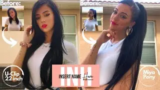 ♡INSERT NAME HERE (INH Hair) U-Clip & Miya Pony Demo + Review ♡**MUST WATCH**