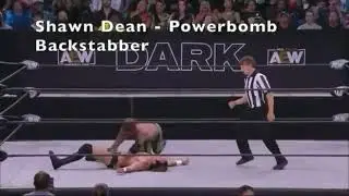 AEW Finisher : Shawn Dean - The Margarita (plus) other moves,,,