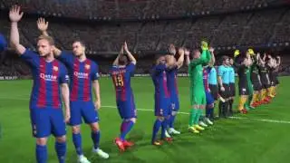 Pro Evolution Soccer 2017 demo gameplay + beautiful goal by Lionel Messi