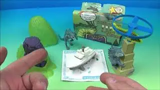 2000 GODZILLA THE SERIES SET OF 4 CARL'S Jr HARDEE'S COOL COLLECTION VIDEO REVIEW