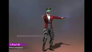 FREE FIRE SCRIBBLE GLOW EDIT 4 (3 EMOTE)