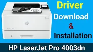 Загрузка и установка драйвера для принтера HP LaserJet Pro 4003DN