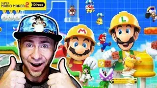 THIS LOOKS AWESOME // Mario Maker 2 Nintendo Direct Reaction, Commentary, Predictions