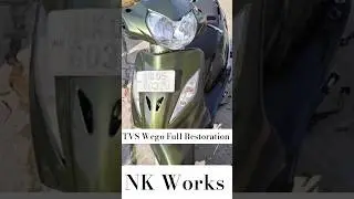 TVS Wego Full Restoration || NK Works Berinag #nkworks #automobile #mechanic #restorationparts