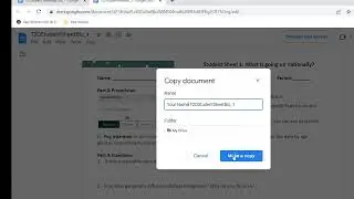 How to make a copy of a Google doc