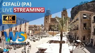 🔴 Cefalù live webcam - Panoramica Duomo
