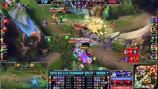 Highlights: Unicorns of Love (UOL) vs. Copenhagen Wolves (CW) - LCS EU Week 7 Day 1
