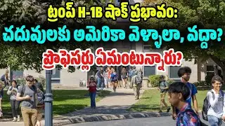 US లో ఉన్నత విద్యపై H-1B ఫీజు ప్రభావం: ప్రొఫెసర్ల సలహా ఏమిటి?