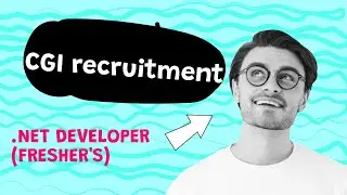CGI Recruitment | .NET Developer | Full Time Job