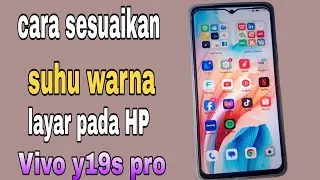 Cara sesuaikan suhu warna layar pada hp vivo y19s pro