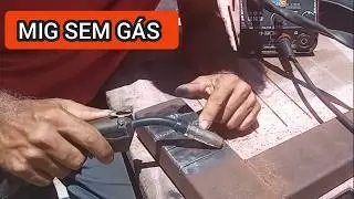 MIG SEM G&Aacute;S. Como soldar metalon na pratica. #migsemgas #migsemgaspresta #soldagem