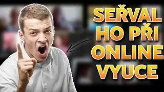 Při ONLINE HODINĚ otec seřval syna