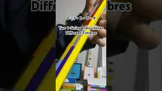 0 &rarr; 1 &rarr; 2 &rarr; 3 &rarr; 4Two 1-String Instruments &middot; Different Timbres #brickinstrument #music #strings
