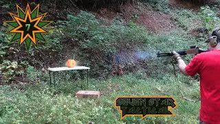 Impact Weapons M4 Mount - and we shoot a pumpkin