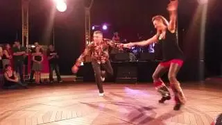 Simon Selmon & Catrine Ljunggren - Jazz & Lindy Hop routine at London Wonderground 2014
