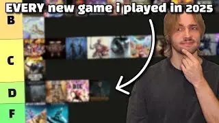 I ranked EVERY SINGLE GAME I played in 2025...