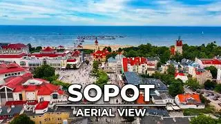 Sopot Aerial view / Poland by drone