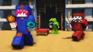 Clutching Against 2 CHEATERS In Solo Bedwars (BEST PEARL CLUTCH)