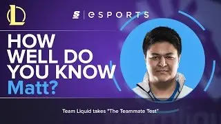 The Teammate Test: How Well Do You Know Matt?
