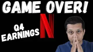 NETFLIX Down 20% after reporting Q4 Earnings | NFLX Stock Analysis