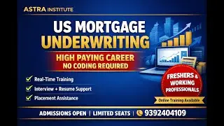 No Coding, High Pay  Train for US Mortgage underwriting training