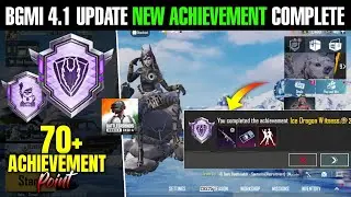 How To Complete Ice Dragon Witness And Arctic Adventure Achievement | Bgmi 4.1 Update Achievement 