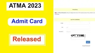ATMA 2023 Admit Card Released | ATMA 2023 Admit Card Declared Full Details 2023