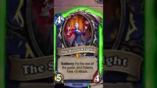 The Stonewright Gameplay | Assassinato no Castelo de Nathria #Shorts #Hearthstone