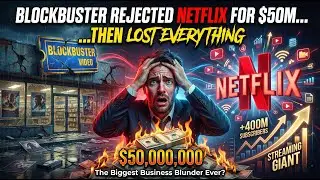 Blockbuster Rejected Netflix for $50M... Then Lost Everything