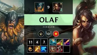 Olaf Jungle vs Nidalee - VN Challenger Patch 25.14