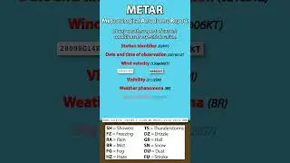 What's a METAR? (Aviation Video ✈️)